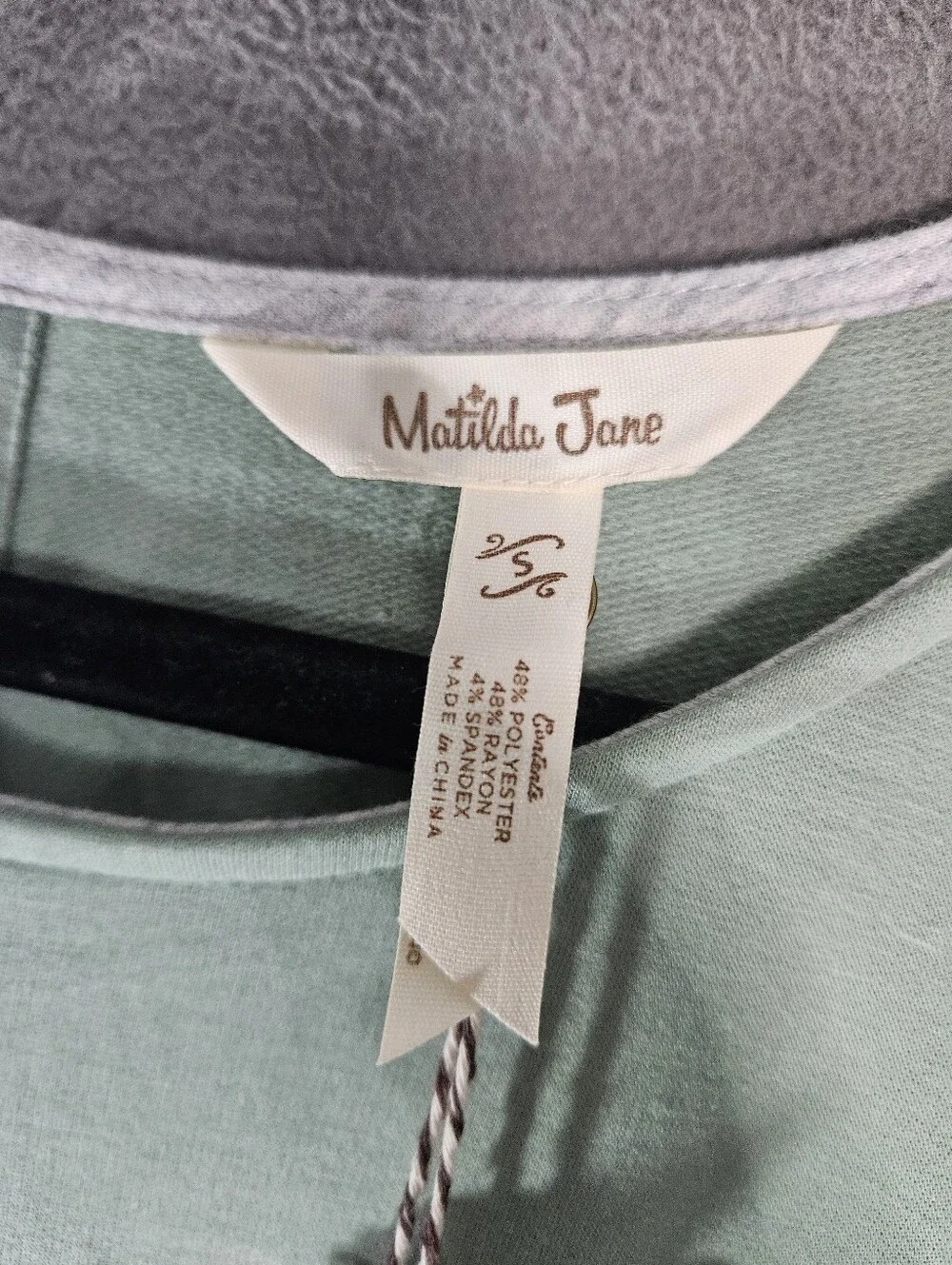 Matilda Jane Resting Day Romper Green Jumpsuit Jumper Women's Small Ruffle NWT